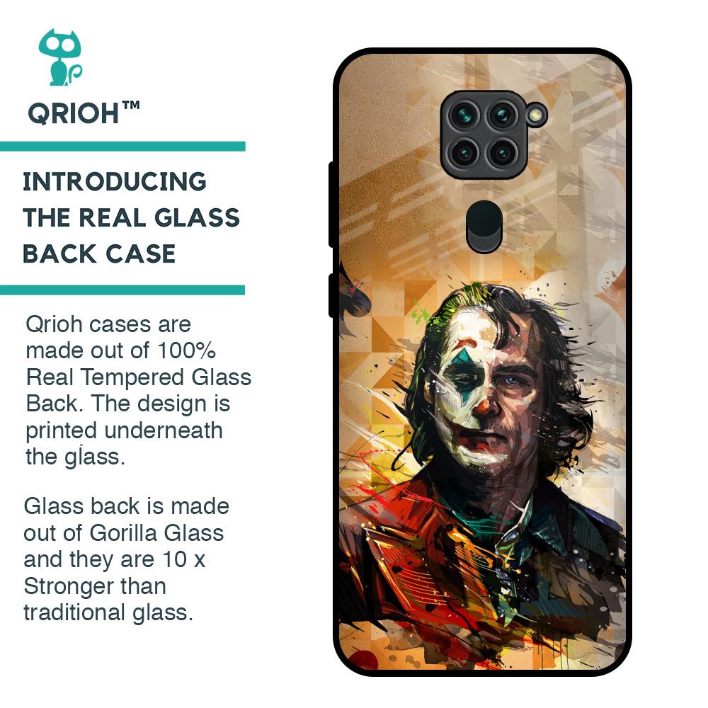 Psycho Villain Glass Case for Redmi Note 9
