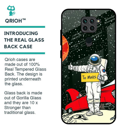 Astronaut on Mars Glass Case for Redmi Note 9