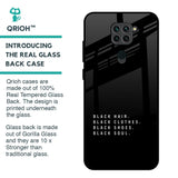 Black Soul Glass Case for Redmi Note 9