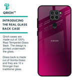 Pink Burst Glass Case for Redmi Note 9