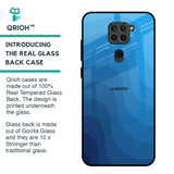 Blue Wave Abstract Glass Case for Redmi Note 9