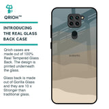 Abstract Mountain Pattern Glass Case for Redmi Note 9