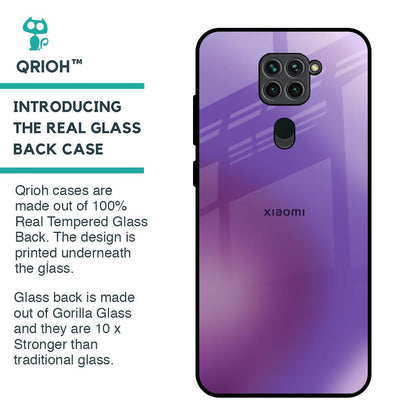 Ultraviolet Gradient Glass Case for Redmi Note 9