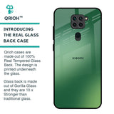 Green Grunge Texture Glass Case for Redmi Note 9