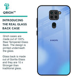 Vibrant Blue Texture Glass Case for Redmi Note 9