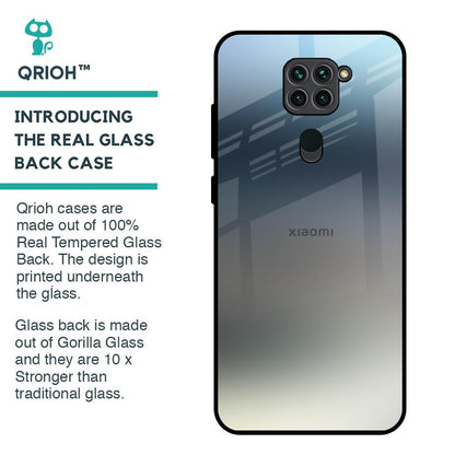 Tricolor Ombre Glass Case for Redmi Note 9