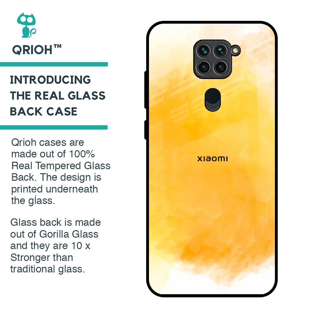 Rustic Orange Glass Case for Redmi Note 9