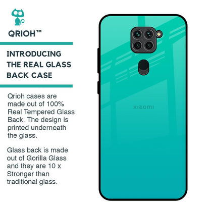 Cuba Blue Glass Case For Redmi Note 9