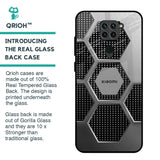 Hexagon Style Glass Case For Redmi Note 9