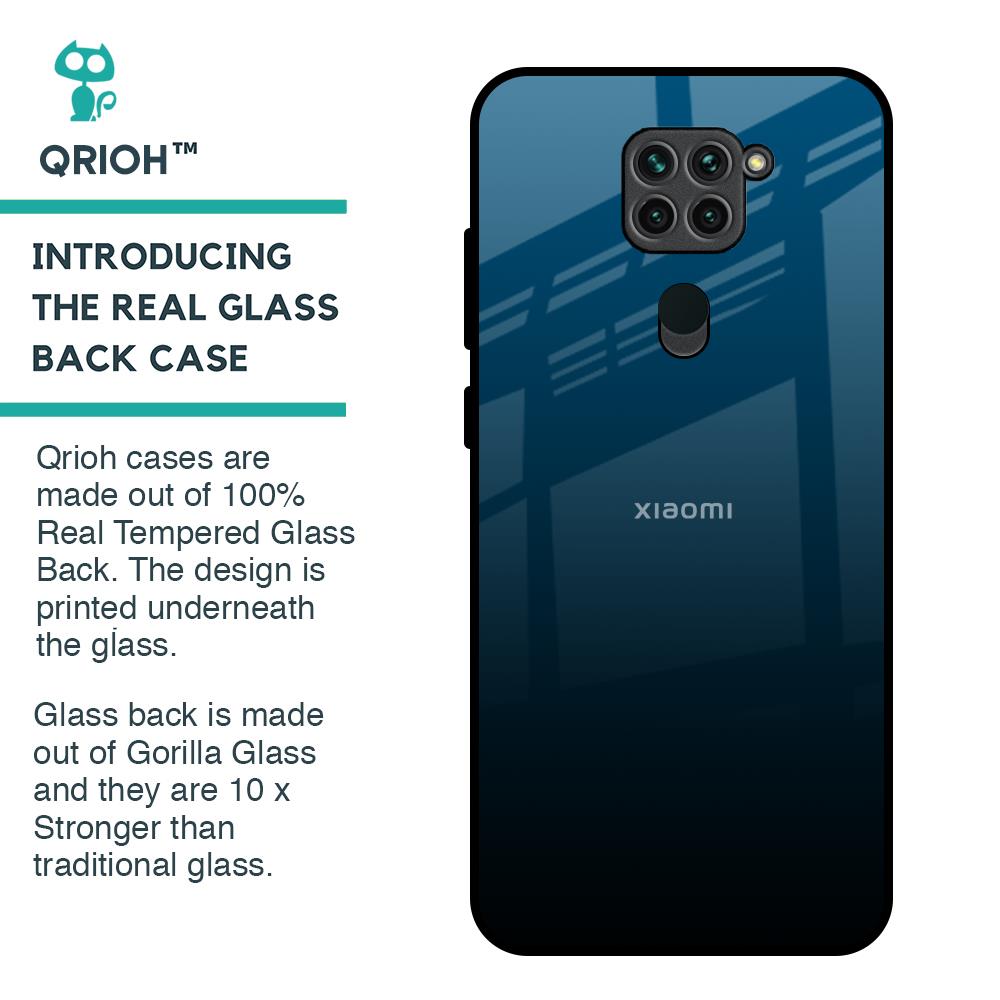 Sailor Blue Glass Case For Redmi Note 9