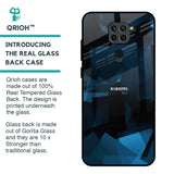 Polygonal Blue Box Glass Case For Redmi Note 9