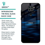 Blue Rough Abstract Glass Case for Redmi Note 9