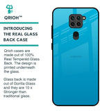 Blue Aqua Glass Case for Redmi Note 9