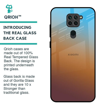 Rich Brown Glass Case for Redmi Note 9