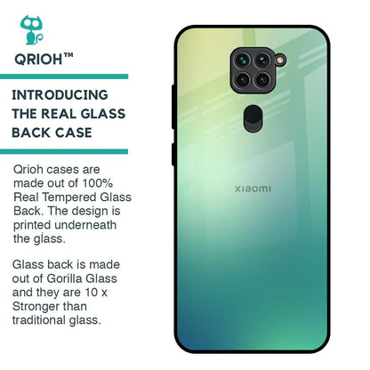 Dusty Green Glass Case for Redmi Note 9