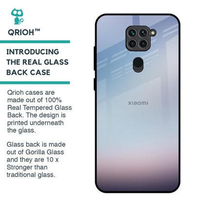 Light Sky Texture Glass Case for Redmi Note 9
