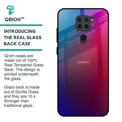Magical Color Shade Glass Case for Redmi Note 9
