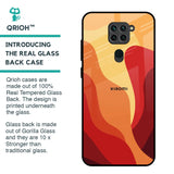 Magma Color Pattern Glass Case for Redmi Note 9