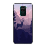Deer In Night Redmi Note 9 Glass Cases & Covers Online