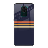 Tricolor Stripes Redmi Note 9 Glass Cases & Covers Online