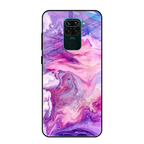 Cosmic Galaxy Redmi Note 9 Glass Cases & Covers Online