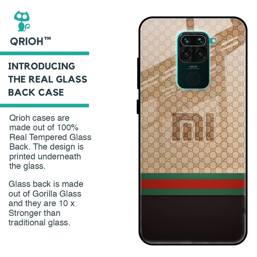 High End Fashion Glass case for Redmi Note 9