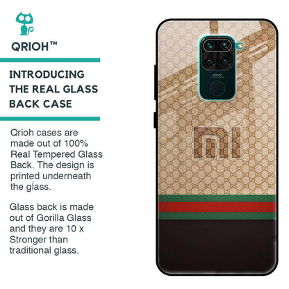 High End Fashion Glass case for Redmi Note 9