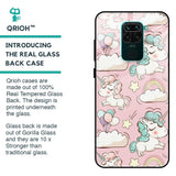 Balloon Unicorn Glass case for Redmi Note 9