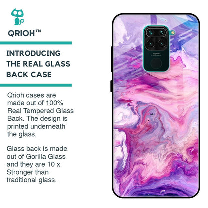 Cosmic Galaxy Glass Case for Redmi Note 9