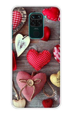 Valentine Hearts Redmi Note 9 Back Cover