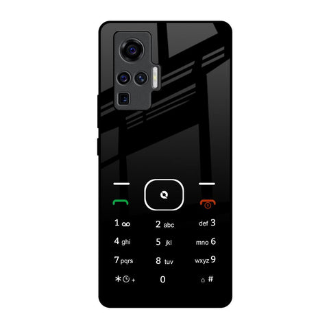 Classic Keypad Pattern Vivo X50 Pro Glass Back Cover Online