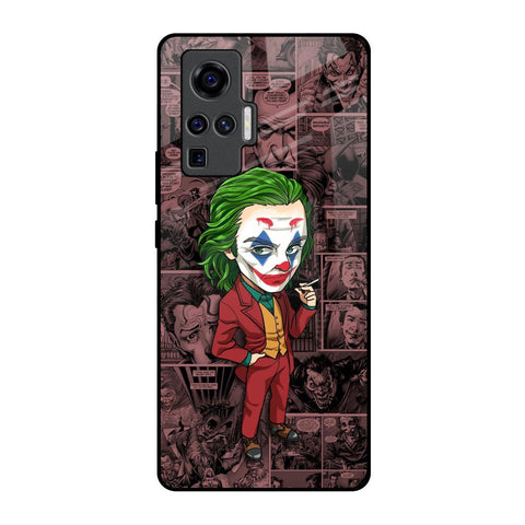 Joker Cartoon Vivo X50 Pro Glass Back Cover Online