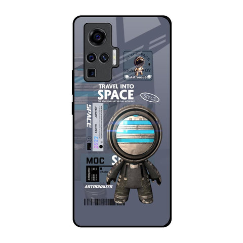 Space Travel Vivo X50 Pro Glass Back Cover Online