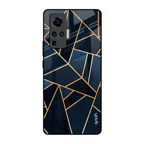 Abstract Tiles Vivo X50 Pro Glass Back Cover Online