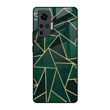 Abstract Green Vivo X50 Pro Glass Back Cover Online