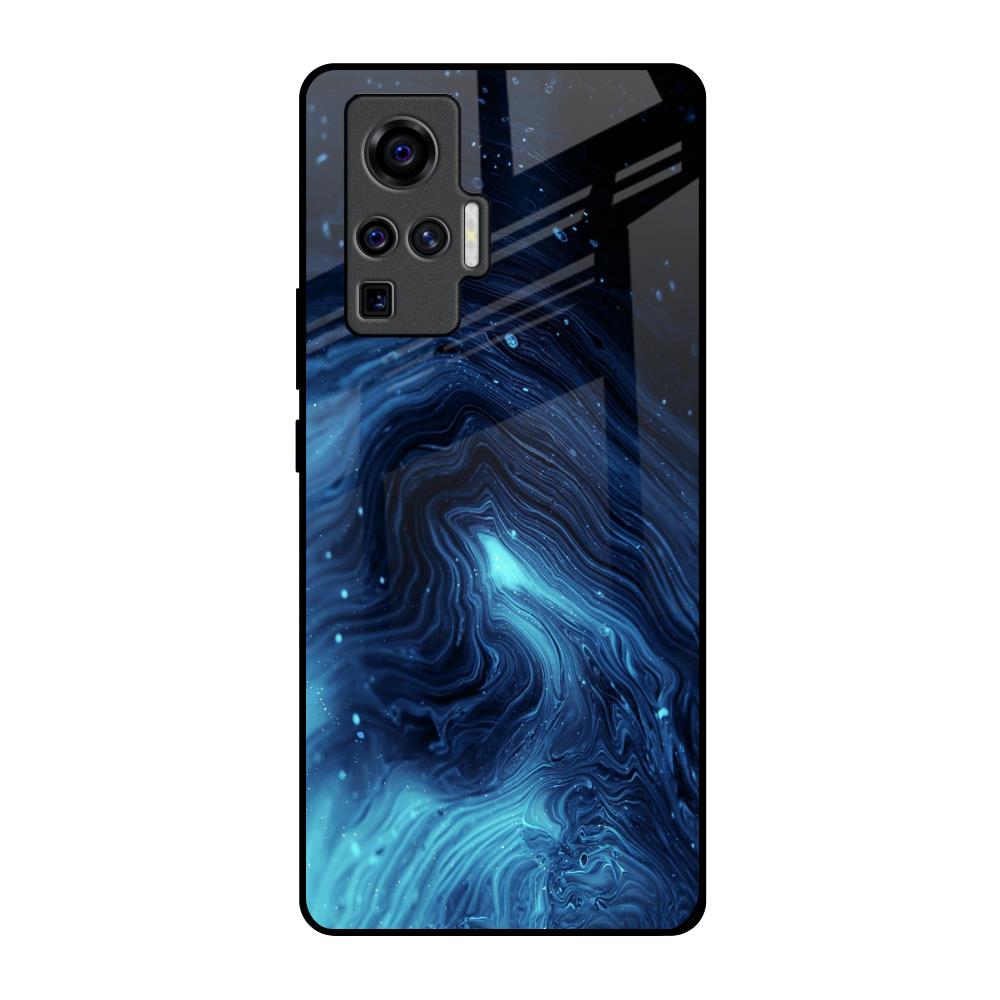 Dazzling Ocean Gradient Vivo X50 Pro Glass Back Cover Online