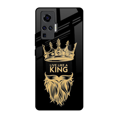King Life Vivo X50 Pro Glass Back Cover Online