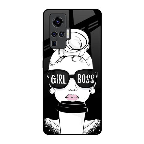 Girl Boss Vivo X50 Pro Glass Back Cover Online