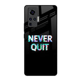 Never Quit Vivo X50 Pro Glass Back Cover Online