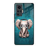 Adorable Baby Elephant Vivo X50 Pro Glass Back Cover Online
