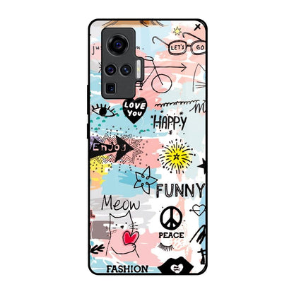 Just For You Vivo X50 Pro Glass Back Cover Online
