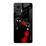 Shadow Character Vivo X50 Pro Glass Back Cover Online