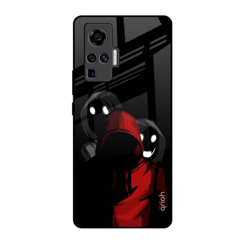 Shadow Character Vivo X50 Pro Glass Back Cover Online