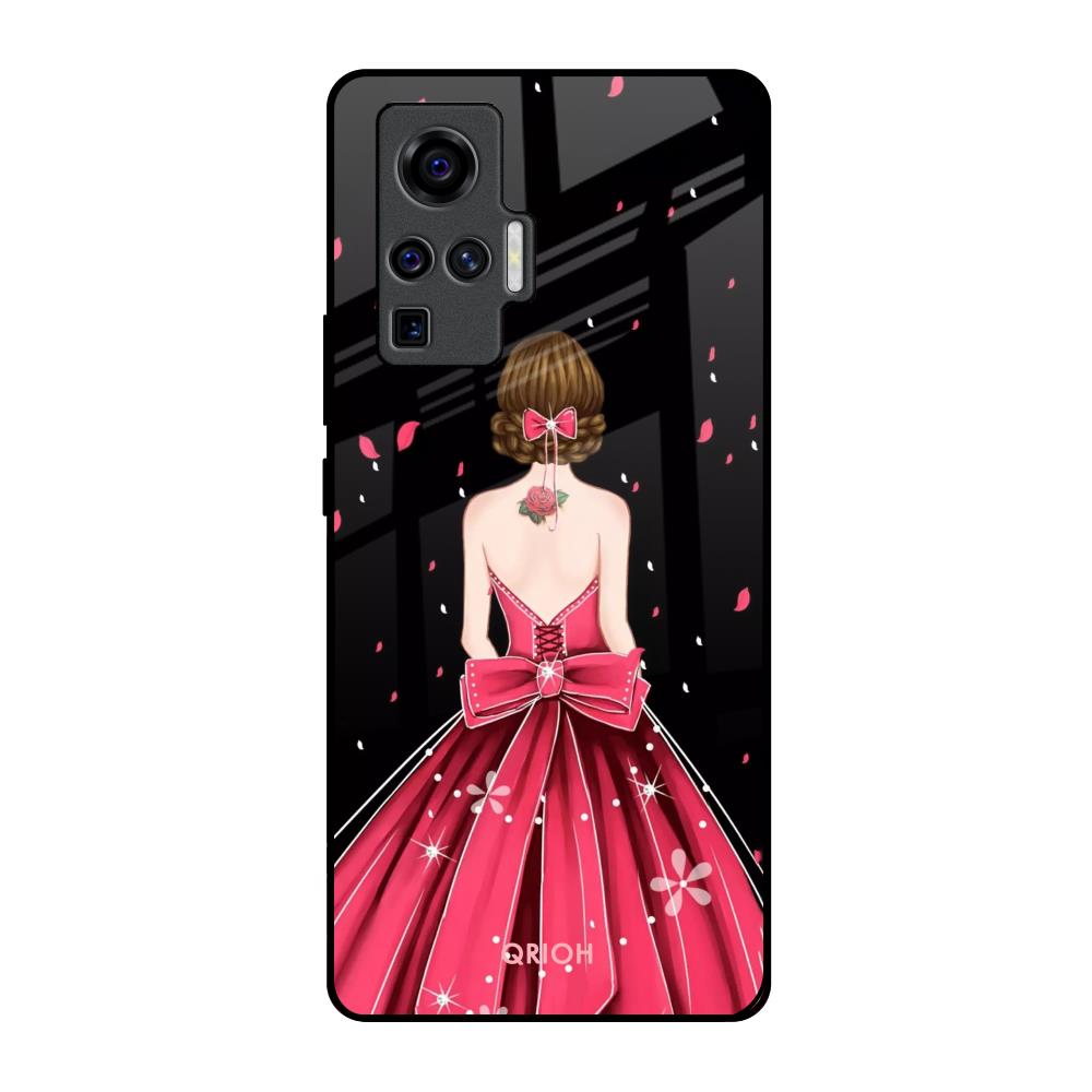Fashion Princess Vivo X50 Pro Glass Back Cover Online
