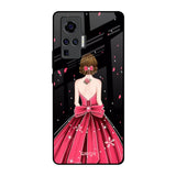 Fashion Princess Vivo X50 Pro Glass Back Cover Online