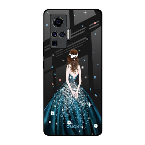 Queen Of Fashion Vivo X50 Pro Glass Back Cover Online