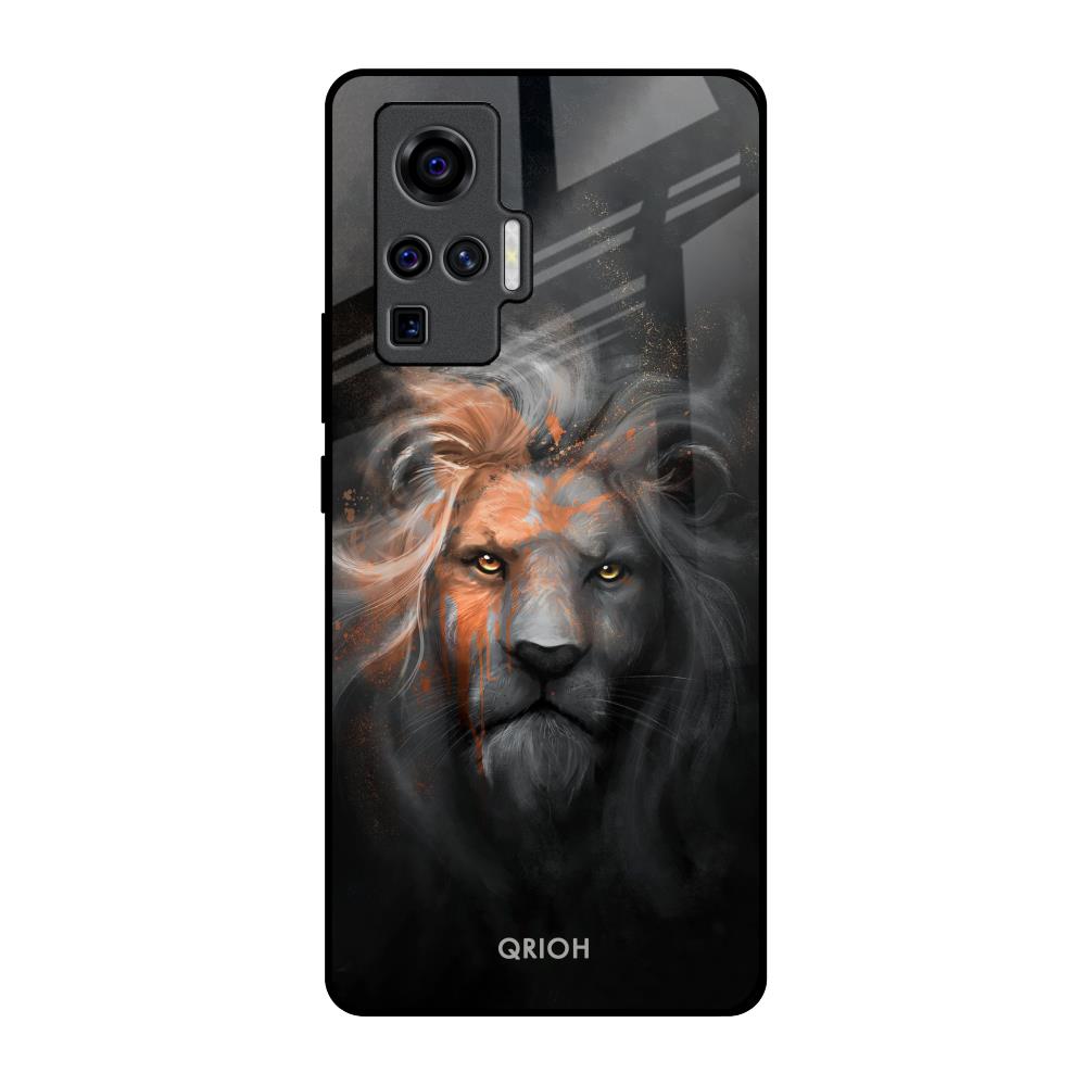 Devil Lion Vivo X50 Pro Glass Back Cover Online