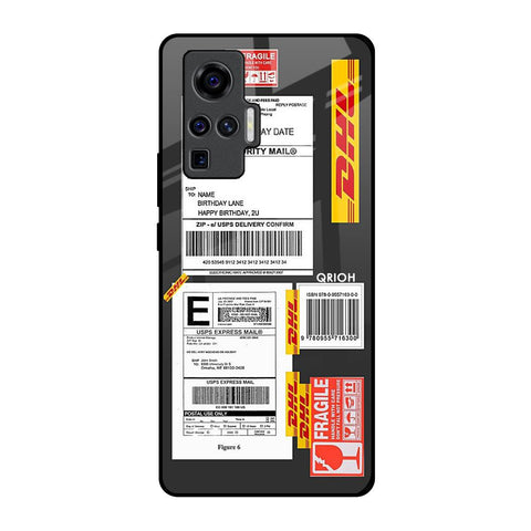 Cool Barcode Label Vivo X50 Pro Glass Back Cover Online