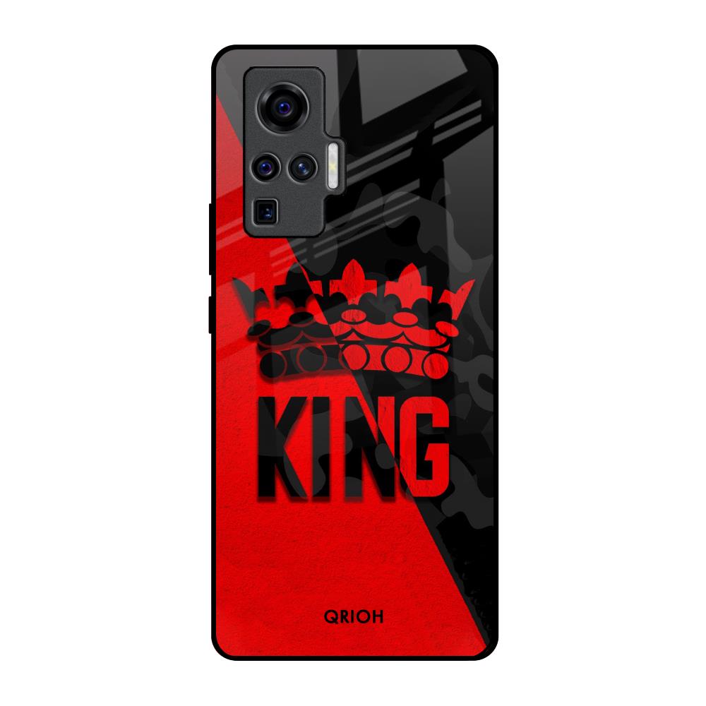 I Am A King Vivo X50 Pro Glass Back Cover Online