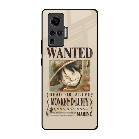 Luffy Wanted Vivo X50 Pro Glass Back Cover Online
